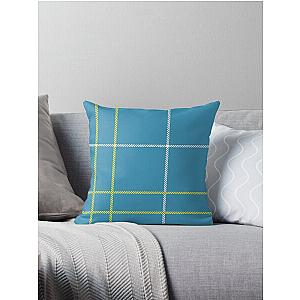 Grim Fandango - Meche Plaid Pattern Throw Pillow