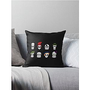 Grim Fandango Skulls Throw Pillow