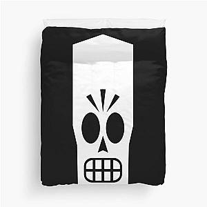 Manny Calavera portrait from Grim Fandango Duvet Cover