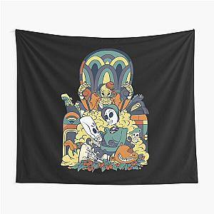 Grim Fandango Vintage Videogame Artwork Tapestry