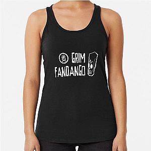 Grim Fandango (White) Racerback Tank Top