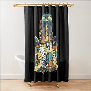 Grim Fandango Vintage Videogame Artwork Shower Curtain