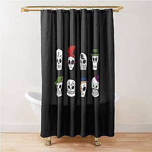 Grim Fandango Skulls Shower Curtain