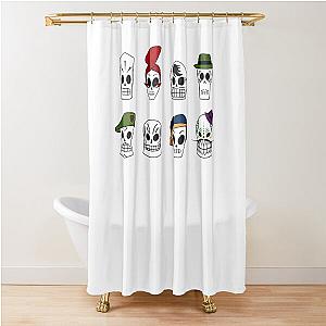 Grim Fandango Skulls Shower Curtain