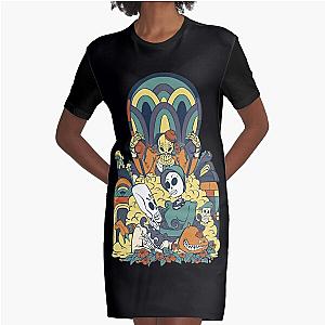 Grim Fandango Vintage Videogame Artwork Graphic T-Shirt Dress