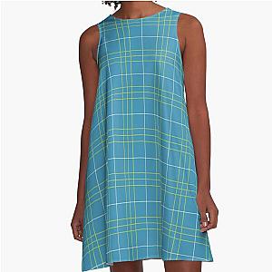 Grim Fandango - Meche Plaid Pattern A-Line Dress