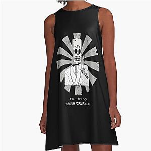 Manny Retro Japanese Grim Fandango  A-Line Dress