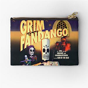 Grim Fandango (High Contrast) Zipper Pouch