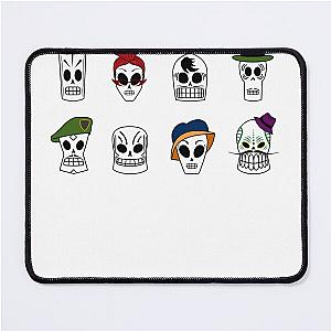 Grim Fandango Skulls Mouse Pad