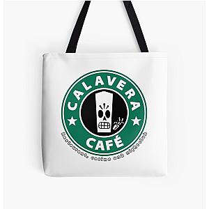 Grim Fandango Calavera Cafe (Starbucks spoof) All Over Print Tote Bag