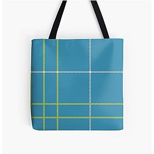 Grim Fandango - Meche Plaid Pattern All Over Print Tote Bag