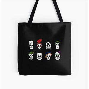 Grim Fandango Skulls All Over Print Tote Bag