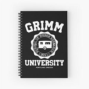 Retro Grimm University Spiral Notebook