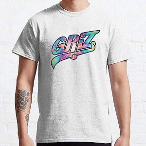 GRiZ Logo- Rainbow Tie-Dye Print Classic T-Shirt RB3005