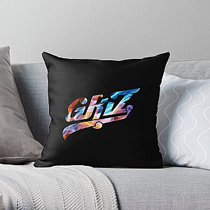 Griz Flames Throw Pillow RB3005