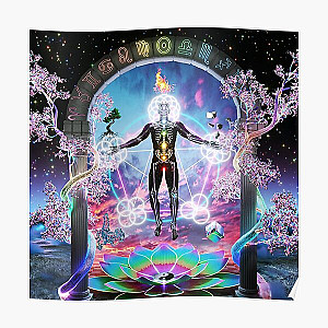 griz rainbow brain 2022 masmart Poster RB3005