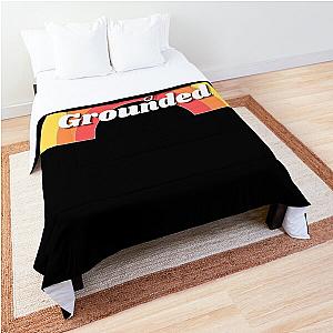 Stay Grounded Rainbow Comforter