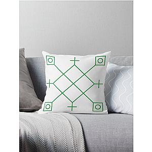 Grounded Green Throw Pillow