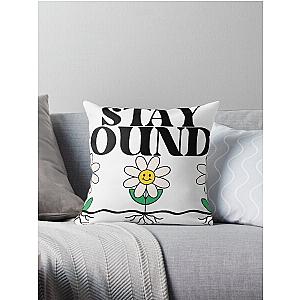 Stay Grounded Bumper Sticker Throw Pillow