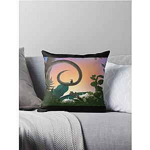 Grounded sunrise Throw Pillow