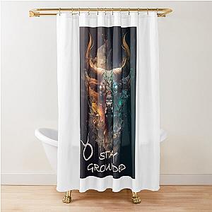 Taurus Stay Grounded Shower Curtain