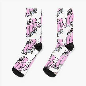 Grounded - Hoops' Cat Shirt Socks