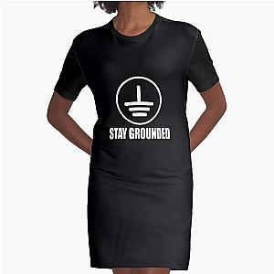 Stay Grounded Engineer Electrician Graphic T-Shirt Dress