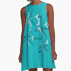 Grounded Planes A-Line Dress