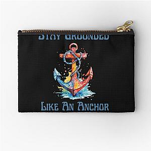 Stay Grounded Like An Anchor Zipper Pouch