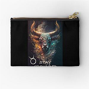 Taurus Stay Grounded Zipper Pouch