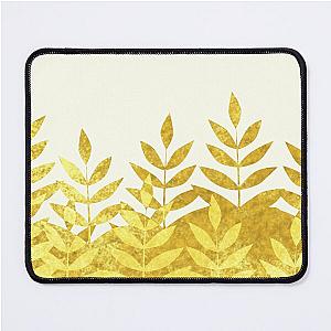 Golden Leaves Grounded Mouse Pad