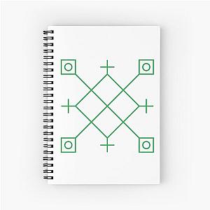 Grounded Green Spiral Notebook