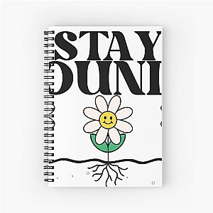 Stay Grounded Bumper Sticker Spiral Notebook