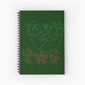 Grounded Ant Art Spiral Notebook