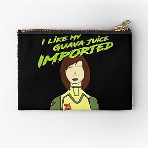 Esmeralda Sanchez  - I like my Guava Juice Imported Zipper Pouch