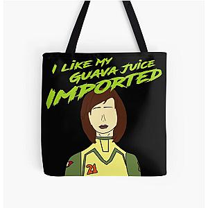 Esmeralda Sanchez  - I like my Guava Juice Imported All Over Print Tote Bag