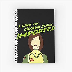 Esmeralda Sanchez  - I like my Guava Juice Imported Spiral Notebook