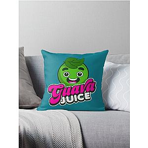 Kids Guava Juice Logo Throw Pillow