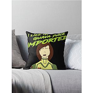 Esmeralda Sanchez  - I like my Guava Juice Imported Throw Pillow