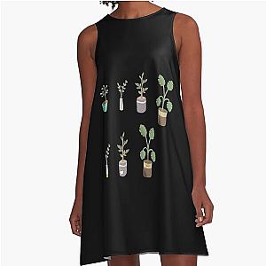 House Plants w Gudetama    A-Line Dress