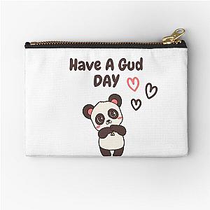 Gudetama Have a Gude day Good Day T-Shirt Zipper Pouch