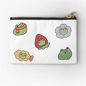 sticker pack frogs kawaii frog sanrio gudetama pochacco Zipper Pouch