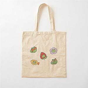 sticker pack frogs kawaii frog sanrio gudetama pochacco Cotton Tote Bag