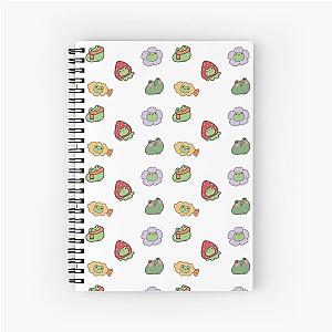 sticker pack frogs kawaii frog sanrio gudetama pochacco Spiral Notebook