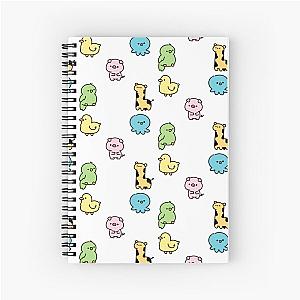 sticker pack kawaii animals critters sanrio gudetama pochacco Spiral Notebook