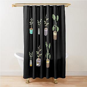 House Plants w Gudetama    Shower Curtain