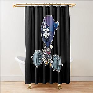 Gudetama Fried Egg the 13th Halloween   Shower Curtain