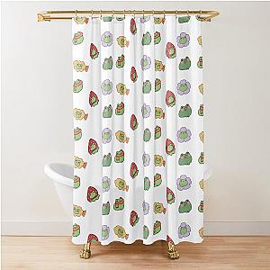 sticker pack frogs kawaii frog sanrio gudetama pochacco Shower Curtain