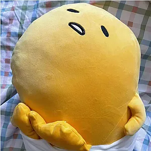 50cm Lovely Gudetama Soft Stuffed Plush Toy Comfortable Anime Back Cushion Home Sofa Decoration Throw Pillow Kids Christmas Gift