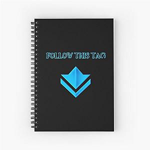 Guild Wars 2: "Follow This Tag" Commander Tag Spiral Notebook